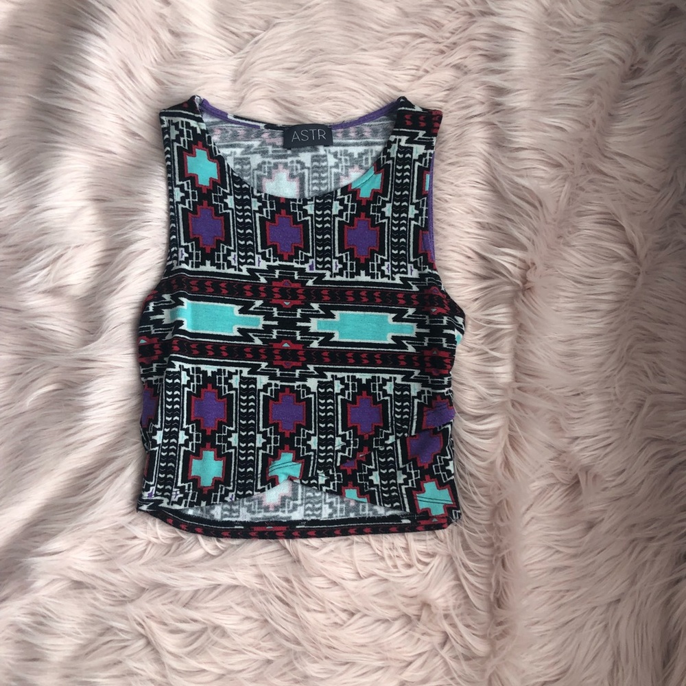 Aztec Crop Top
